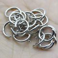 Factory Wholesale Metal Open and Close Ring With Nickel Plated Diy Toy Accessories Custom Keychain Jump Ring in Bulk