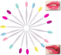 Custom Logo Lip Scrub Brush Double-Sided Silicone Exfoliating Lip Brush Tools for Nose Blackhead Cleansing of Skin and Lips