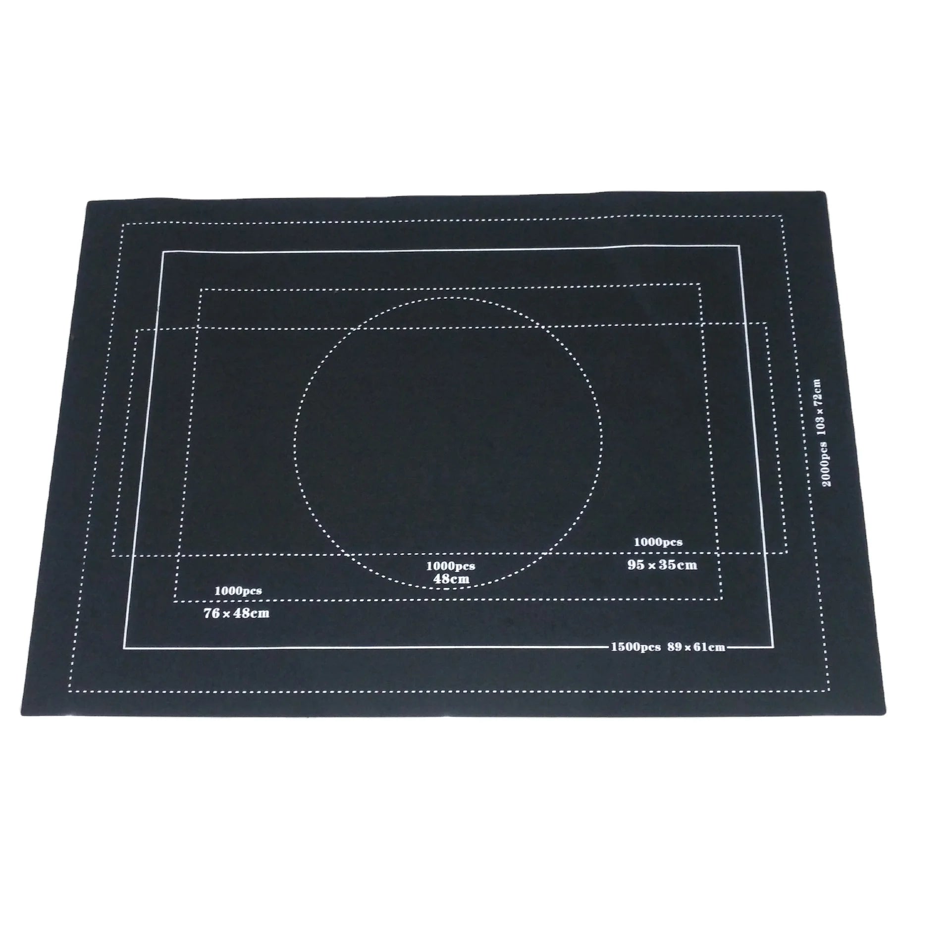 Portable 1500-Piece Jigsaw Puzzle Mat with Cover Modern Washable Felt Mat Puzzle Blanket