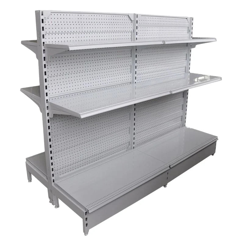 Light Duty Shelf Supermarket Used Gondola Shelving Advertising Display Supermarket Shelf
