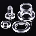 Custom Many Size CNC Machined Extruded Transparent Acrylic Tube Clear Colorful Pipe Fittings