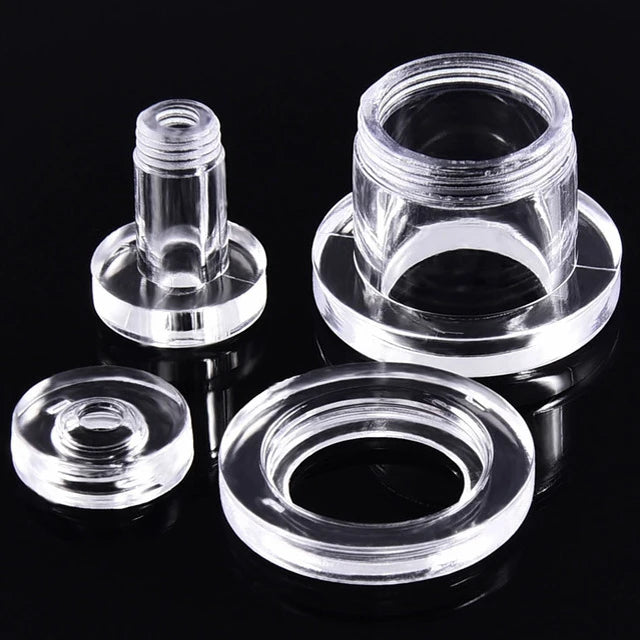 Custom Many Size CNC Machined Extruded Transparent Acrylic Tube Clear Colorful Pipe Fittings