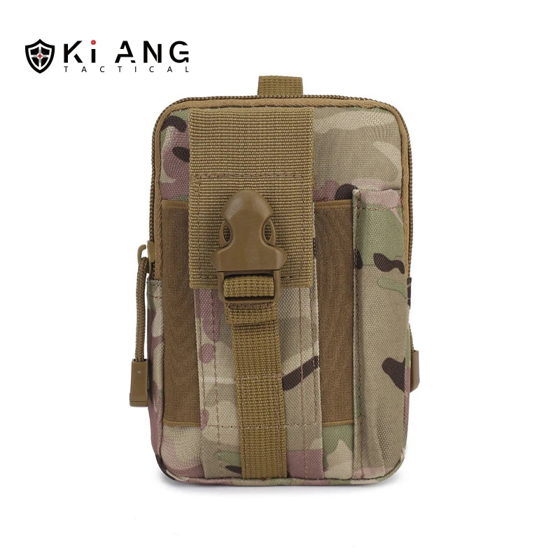 Oxford Waterproof Outdoor Camping Climbing Sports Bag Tactical Hunting Molle Cell Phone Pouch Belt Waist Bag