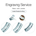 Engraving Fee for Ring Custom Laser Engraving Services Extra Cost for Record Ring Don't Include the Ring
