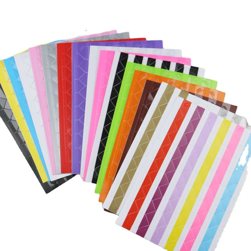 Self-Adhesive Single Sided Washi Paper Cartoon Waterproof Picture Mounting Corners Stickers 5cm Width for Photo Album Use
