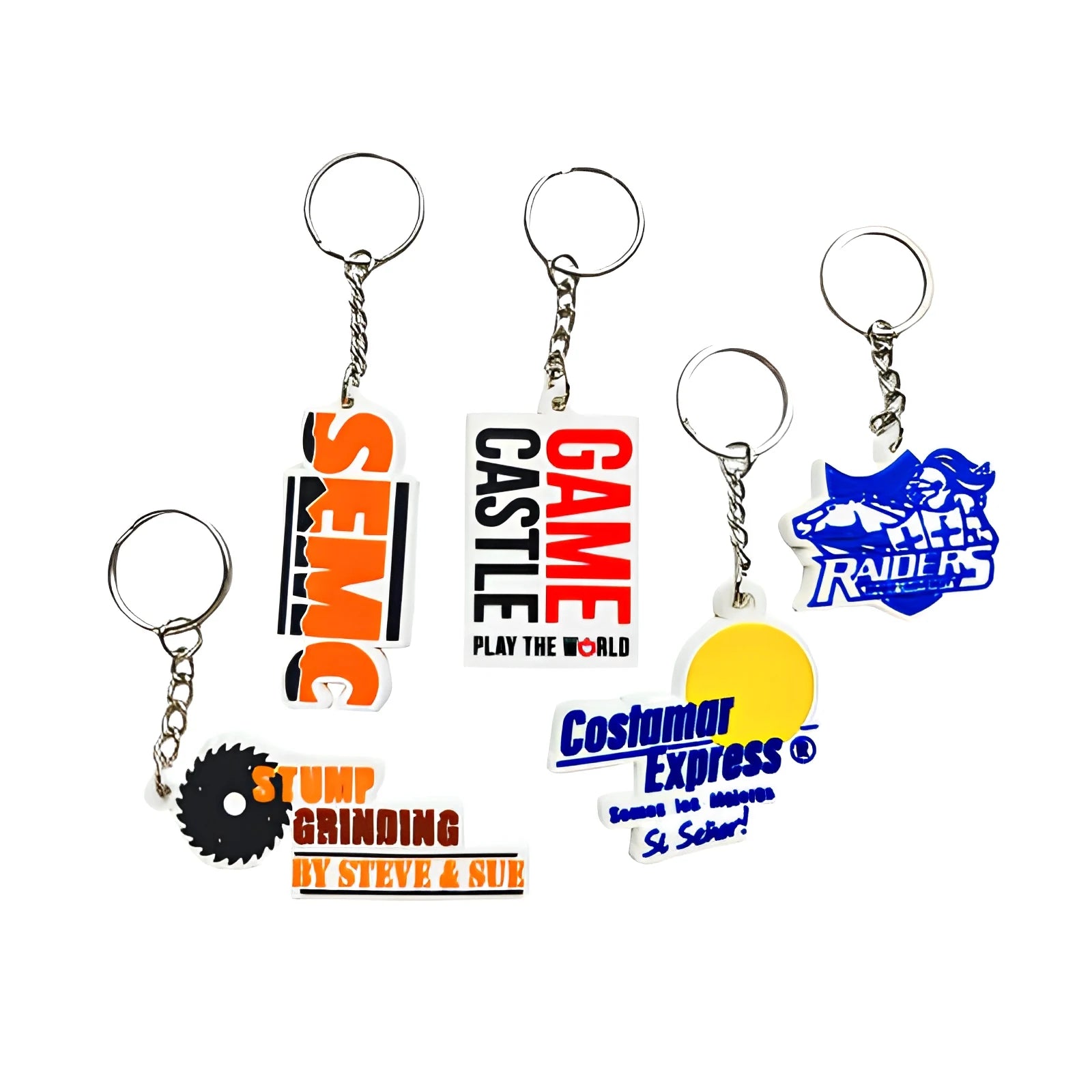 Custom Logo 2d Soft Pvc Plastic Keychain Anime Rubber Key Chain 3d Silicone Rubber Key Ring Rubber Pvc Keychain