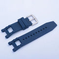 For Invicta Noma 3-18520 19828 Replacement Watch Band 28mm Blue Rubber Strap