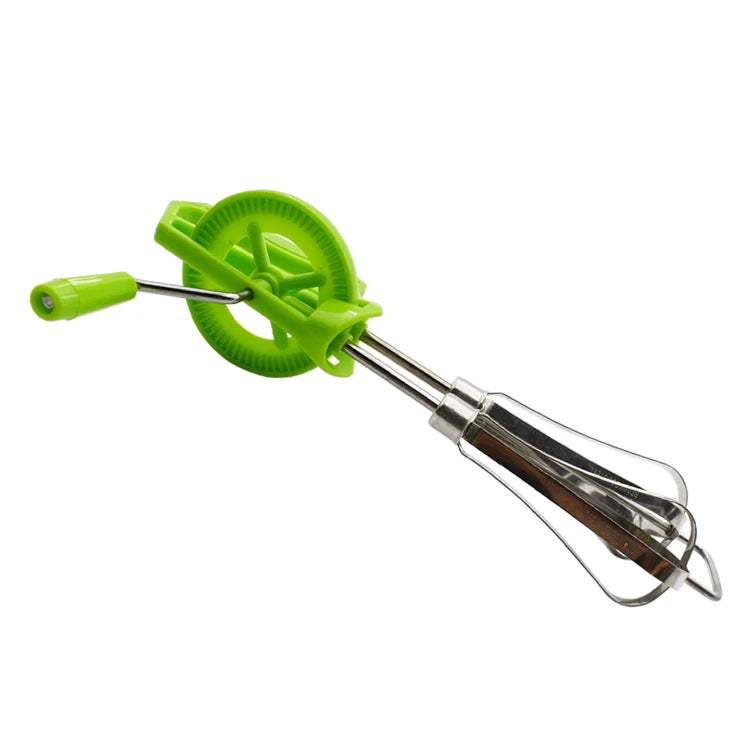 Factory Hot Selling Eco-Friendly Manual Egg Whisk Plastic Handle Handheld Milk Butter Cream Beater for Home Kitchen Cooking
