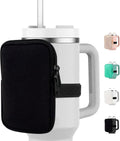 Water Bottle Carrier Bag With Phone Pocket Neoprene Water Bottle Holder Pouch With Adjustable Strap for Cup Accessories