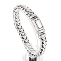 KALEN 220mm Casual Matte Surface Stainless Steel Links Bracelets for Man