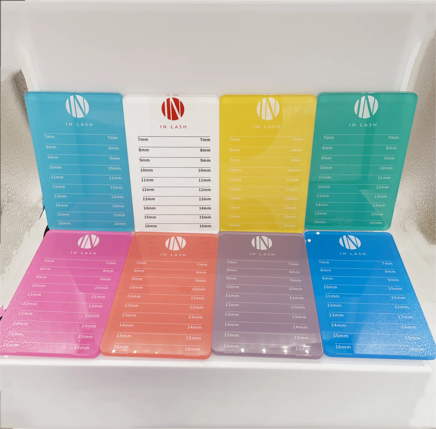 Wholesale Quality Custom logo Multiple Shape Acrylic Lash Extension Tile