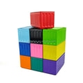550ml 18oz Recyclable Container Tin Box 150x60x65mm 8 Colors Tinplate Custom Logo Candy Storage Toy Desktop Ornament Gift