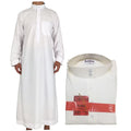 Men's Dubai-inspired Jubba Kurta New Design Anti-Static Fabric Thobe Casual Arab Jalabiya Surwalsal Embroidery Designs for