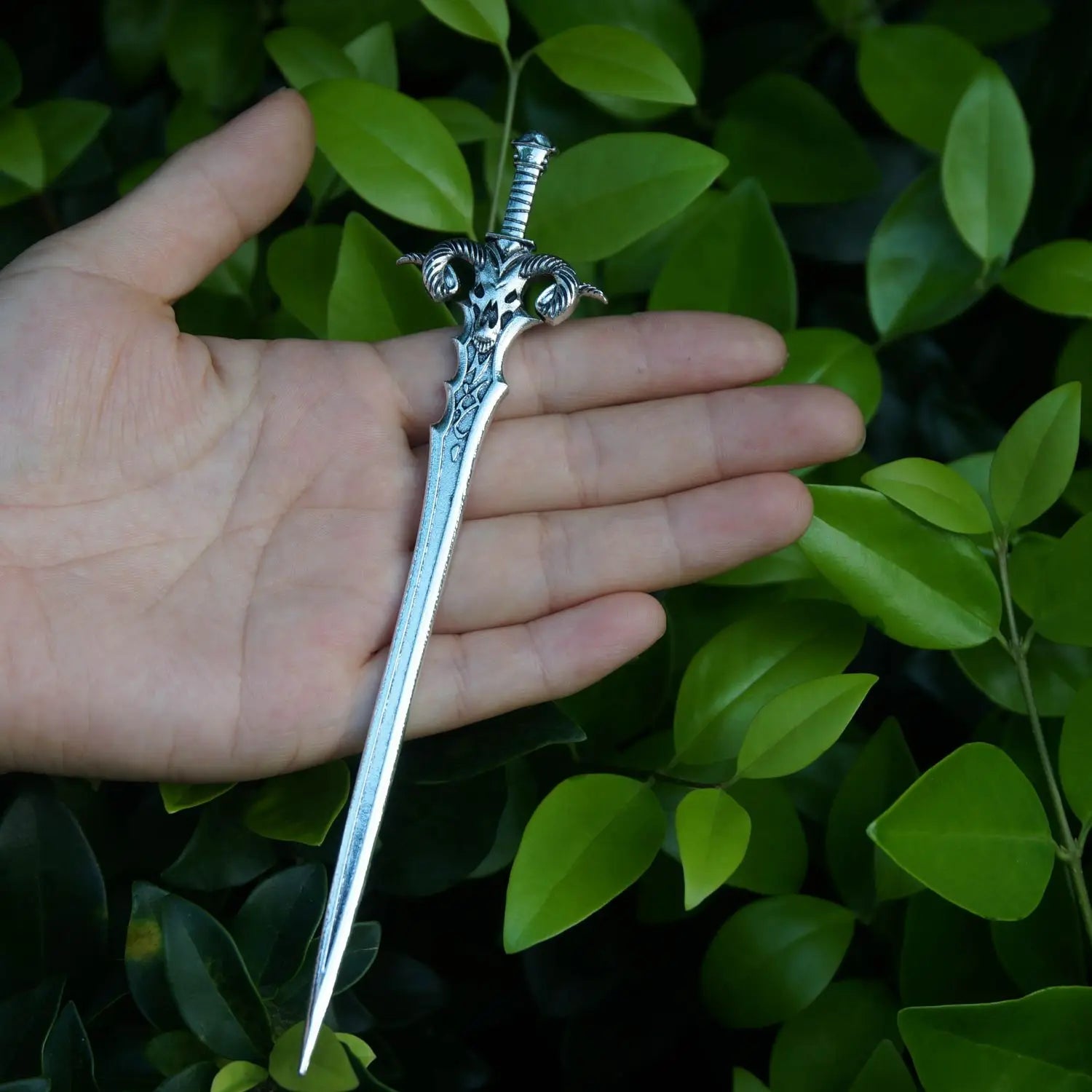 Metal Celtics Vintage Medieval Sheep Hairpin Retro Knots Witch Skull Hair Stick Crown Hairpins Nordic Creative Jewelry