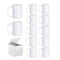 Wholesale Blank 15 oz Sublimation Mugs 15 oz Blank Sublimation Beer Mug Ceramic Coffee Cup 11oz Printed Custom Mug With logo