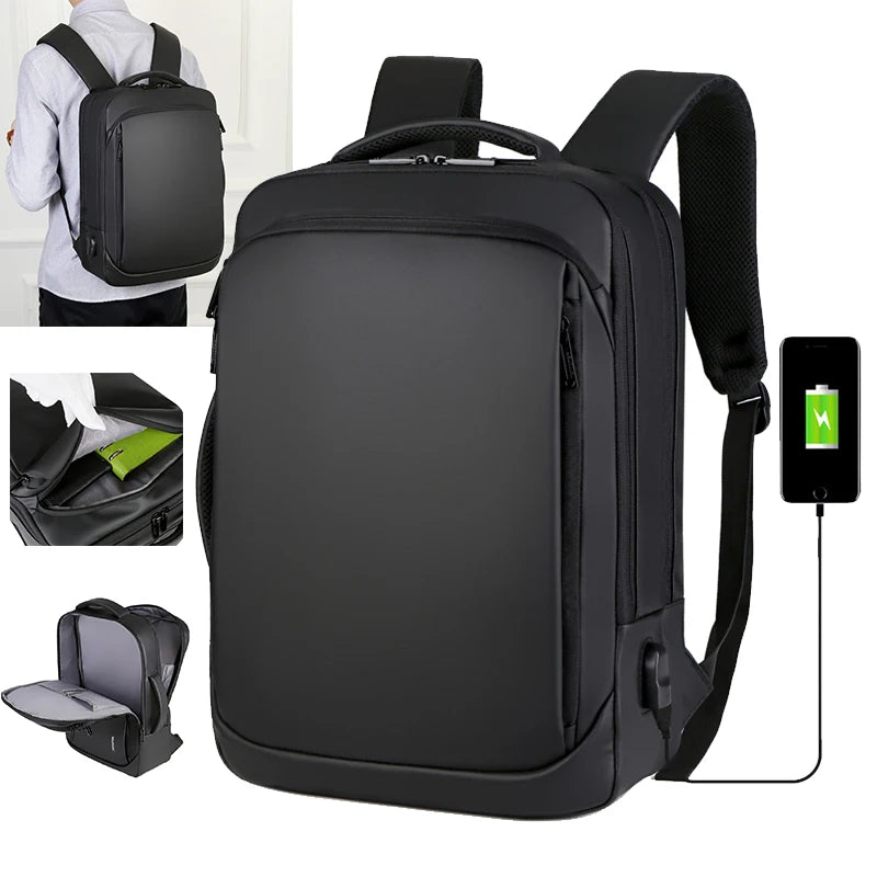 Custom logo Laptop Backpack Business Fashion Waterproof Oxford School Bags College Usb Charging Multifunctional Travel Backpack