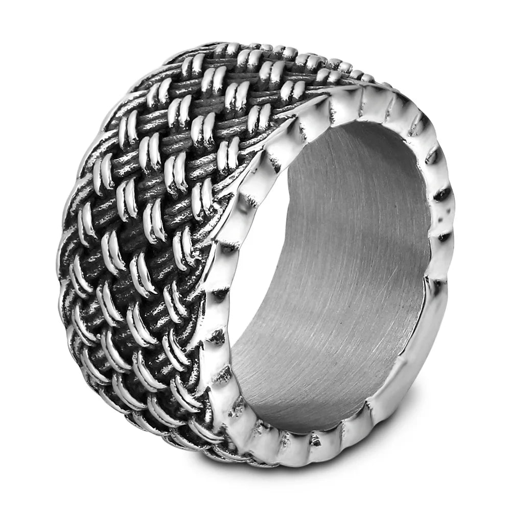 Personality Domineering Titanium Steel Jewelry Gothic Hiphop Ring Jewelry Accessories