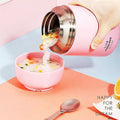 Portable Thermos Food Jar Stainless Steel Double Wall Lunch Box Vacuum Insulated Kids Stainless Steel Vacuum Jar With Spoon