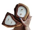 Dough Bowl Candle - Wooden Dough Bowl Scented Candle Gorgeous Scented Candle