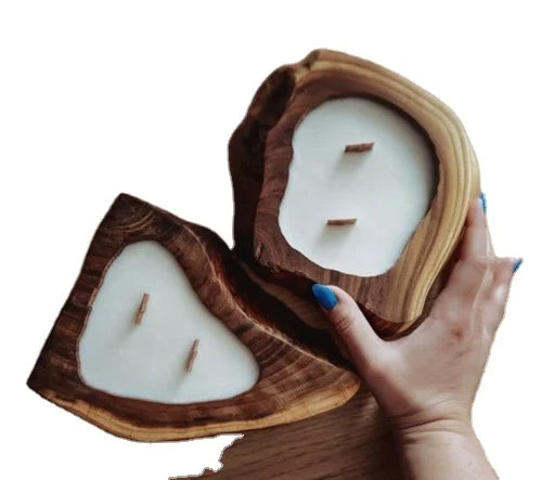 Dough Bowl Candle - Wooden Dough Bowl Scented Candle Gorgeous Scented Candle