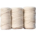 Rope Cord Braided Twisted Macrame Cotton Factory Price 3mm-30mm Color White Multi Purpose 100% Cotton Cotton Rope