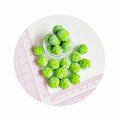 3D Green Cabbage Resin Charm Simulation Vegetable Models for Doll House Kitchen Toys Creative Key Chain Making