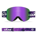 Yijia Optical Anti Fog Ski Goggles with Magnetic Spectacles for Snow Sports OTG Skiing Goggles UV Protection Snowboard Goggles
