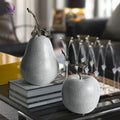 Modern Light Luxury New Chinese Style Ice Cracked Ceramic Apple and Pear Minimalist Tabletop Ornament Other Home Decor