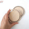 LASER CUT  Round Wooden Base 4 InPlywood Bottoms Wooden Bottoms for Crochet Baskets
