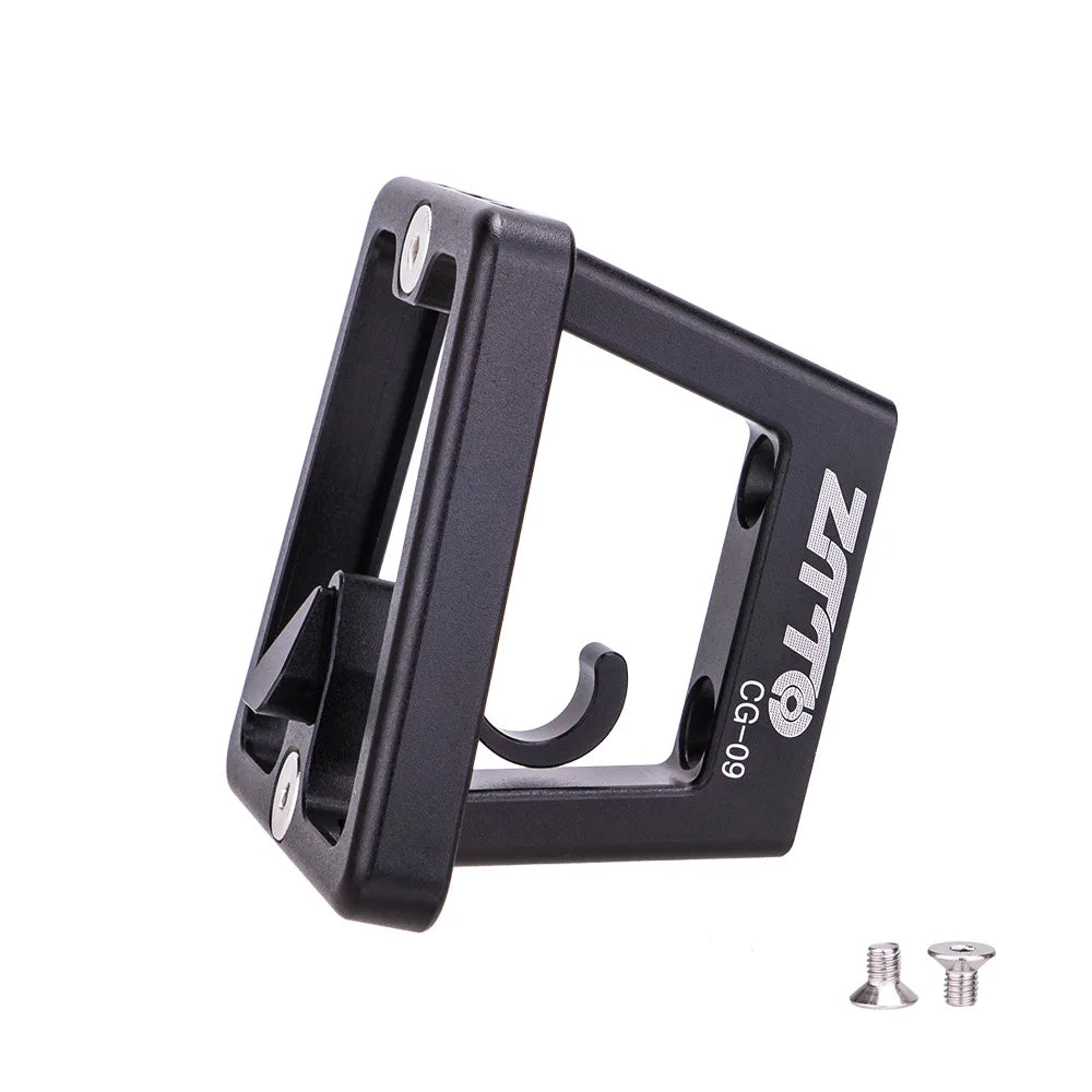 ZTTO Aluminum Alloy Bicycle Parts Front Carrier with Split Pig Nose Support Foldable Bike Front Shelf Mount for Carrying Baskets