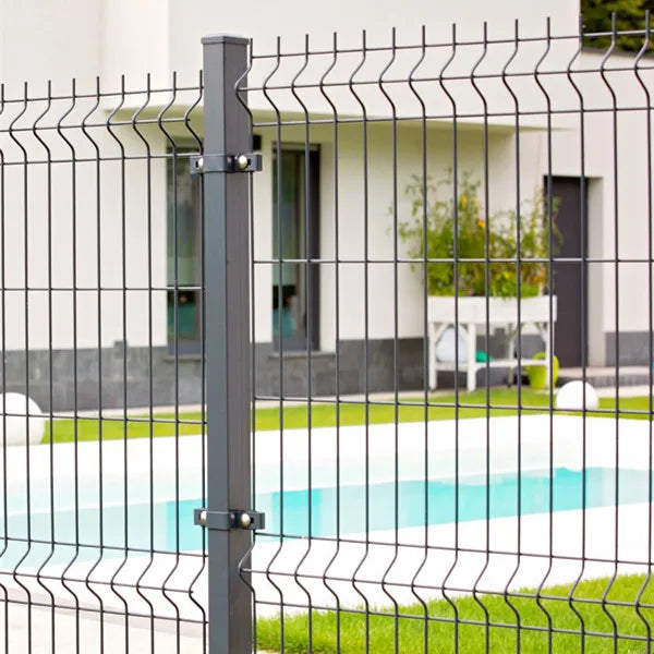 Professional 3D Wire Mesh Fence 3D Curved Bending PVC Coated Steel Eco-Friendly Customizable Dimensions Square Post Rot Proof
