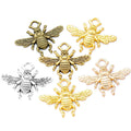 YuenZ 6 Color Metal Alloy Animal Bee Charms Pendants for Jewelry Making DIY Handmade Craft 31*25mm D208