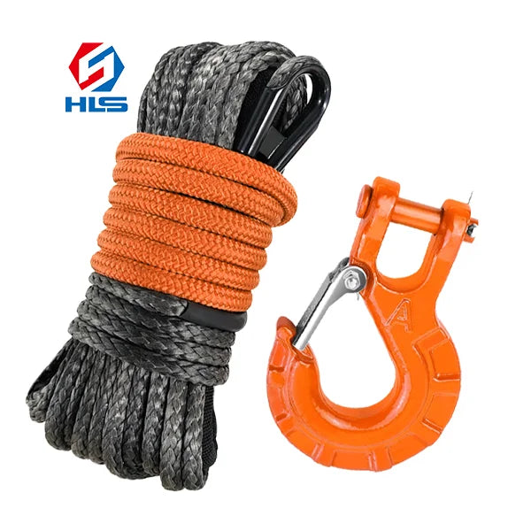 Professional High Quality High Safety Winch Rope Factory 10mm Braided Rope for ATV UTV