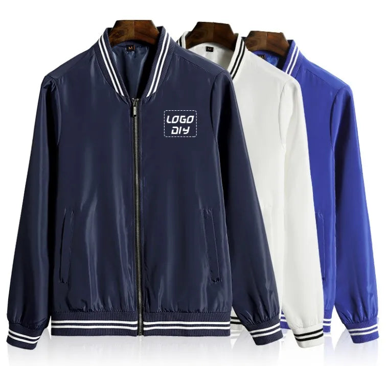 Latest Fashion Fabric Nylon Double Layer Jackets Super Quality Men's Casual Baseball Jackets