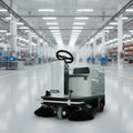 Electric Ride-On Industrial Floor Sweeper for Street and Parking Lot Cleaning