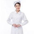 Hospital Wholesale Stretch Women Cotton Elastic Fitted Straight Pants V-neck Hospital Medical Nurse Women Scrub Uniform