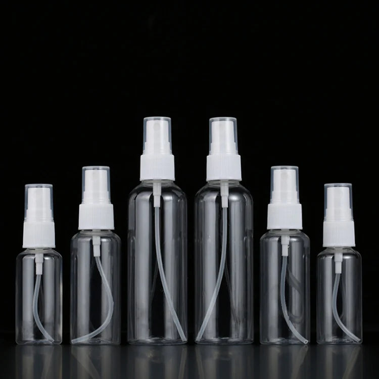 NH Wholesale Empty 1oz 10ml 30ml 50ml 60ml 100ml 120ml Round Shape Packaging Fine Mist Pet Plastic Facial Spray Bottle