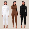 Wholesale Autumn Winter Hot Sale Casual Women One Piece Jumpsuits Plain Rompers Jumpsuit Women Fall Jumpsuit