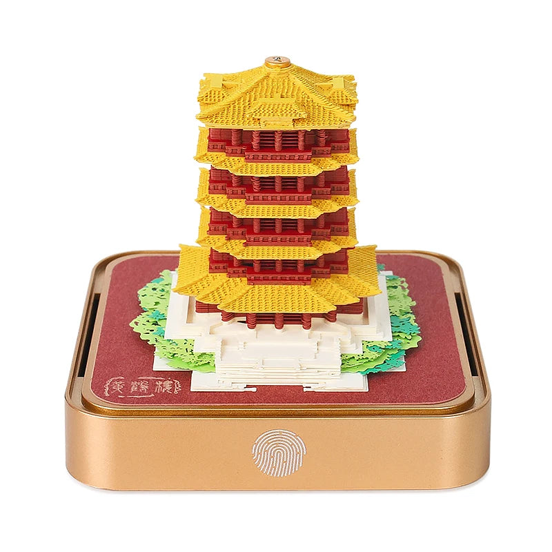 2025 Daily Calendar Creative Gifts 3D Paper Cut Business Festival 3D Memo Pad Ornament Notes Paper Block