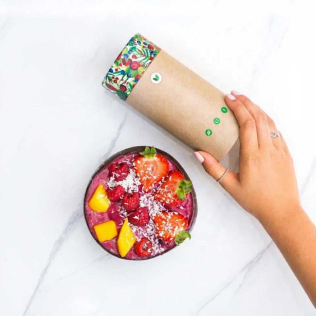 Customized Eco-Friendly Paper Tube Packaging for Nut Dried Fruit Salt Cookies Coffee Tea Ice Cream for Chewing Gum Jelly
