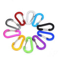 Multifunctional 5cm Outdoor Emergency Carabiner Key Chain Spring Climbing Equipment Multicolor Aluminum Metal for Promotions