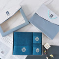 Personalized Logo Quick-Dry Knitted 100% Cotton Towel Guests Gift Set for Wedding Souvenirs