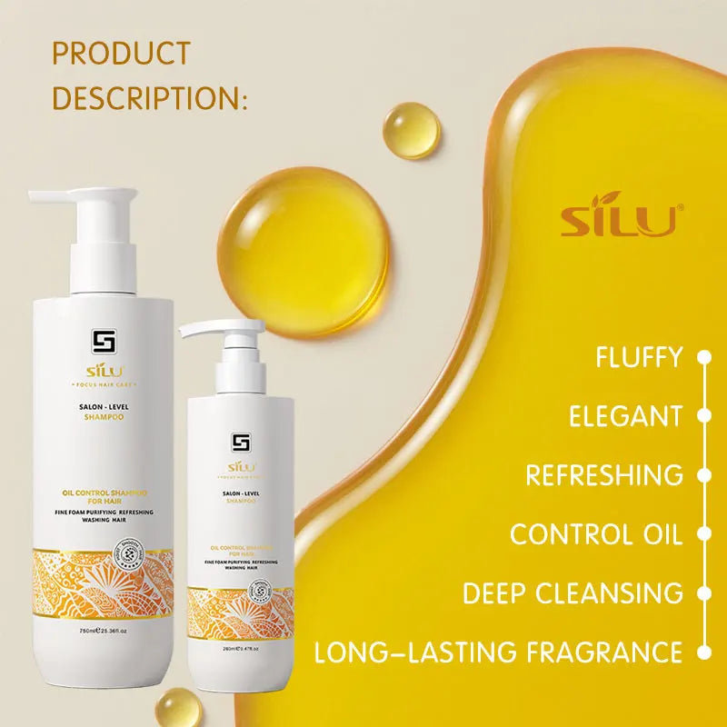 SILU Oem Professional Keratin Nourishing Shampoo Scalp Care Shampoo Hair Products