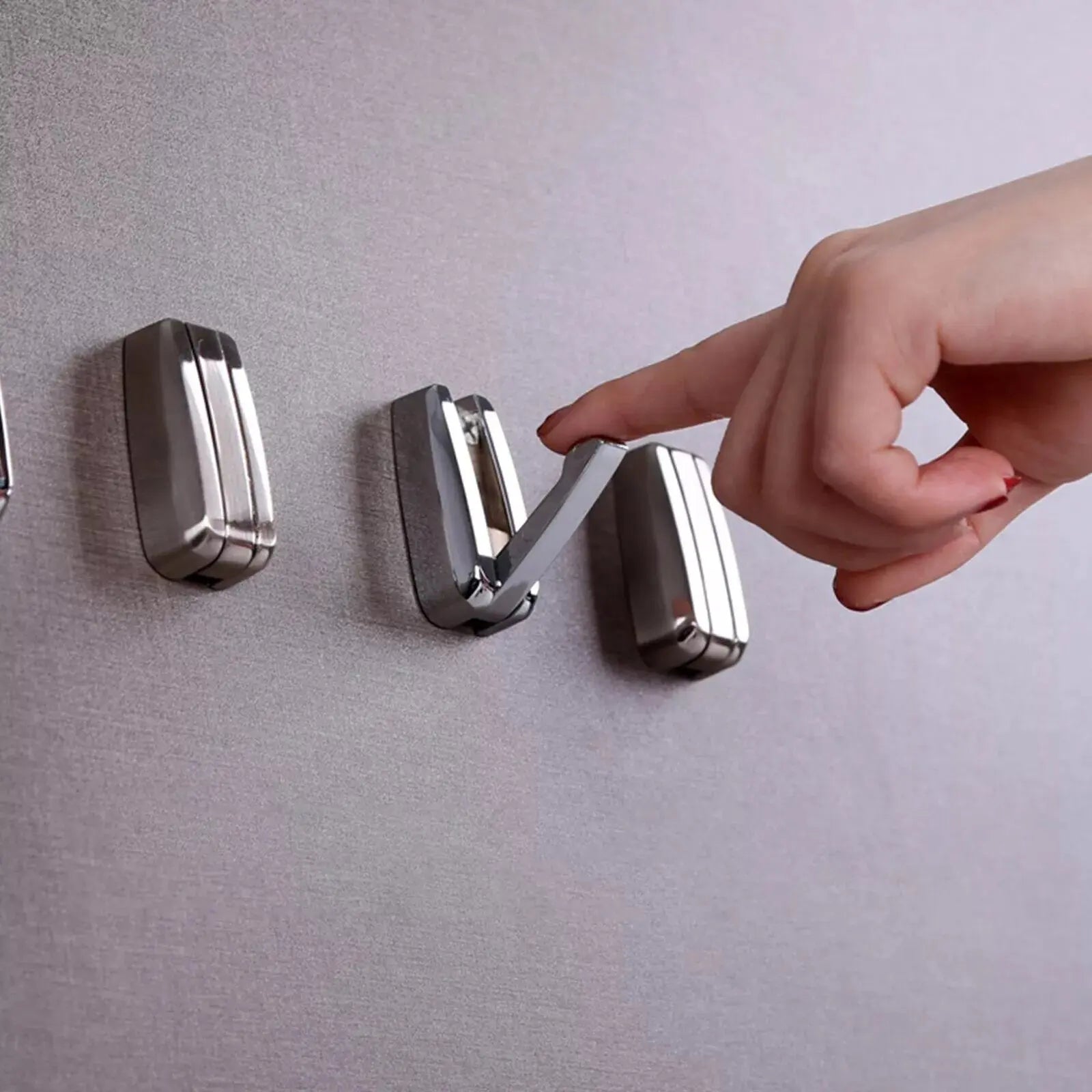 Foldable Eco-Friendly RV Cabinet Door Handle Modification Hidden Hook Camper Metal Zinc Alloy Black Gold Silver Clothes Hook for