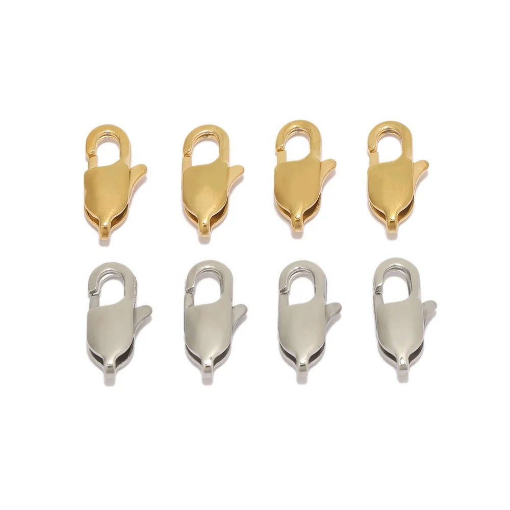 DIY Chains Jewelry Making SuppliesRectangle Lobster Clasps Necklace Hooks Bracelets Connector Findings