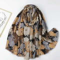Colorful Luxurious Lightweight Soft Scarf Large Petal Scarf Pashmina Shawl Jacquard Women Scarf