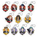 Game Twisted-Wonderland Full Character Uniform Handle Acrylic Pendant Keychain