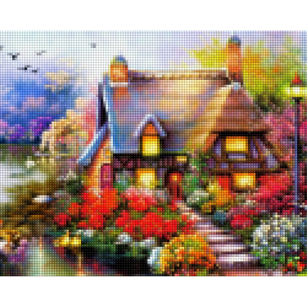 Printed Diamond Painting Diy Handmade Flower Garden 5D Diamond Painting Kits