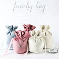 Colorful Velvet Pouch With Round Bottom Drawstring Perfume Bags