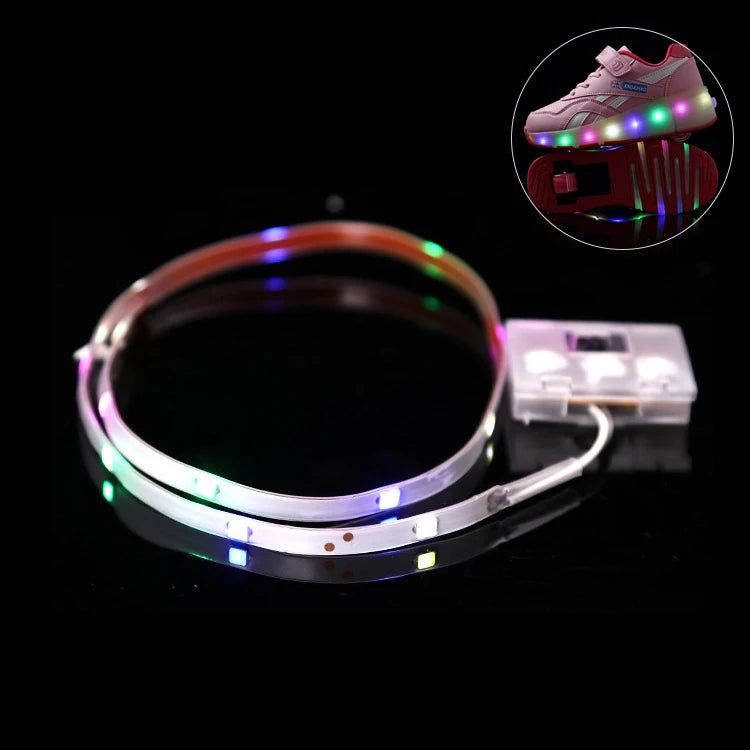 LED Light for Shoe Sole Flashing 7/9/12/17/20 Rgb Led Strip Shoe Decoration Accessories Lighting for Clothing & Shoes